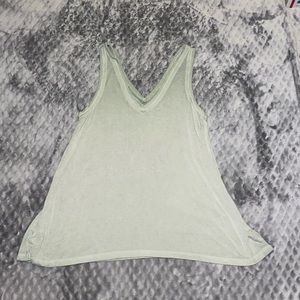 American Eagle Green Ombré Flowy Tank Top!